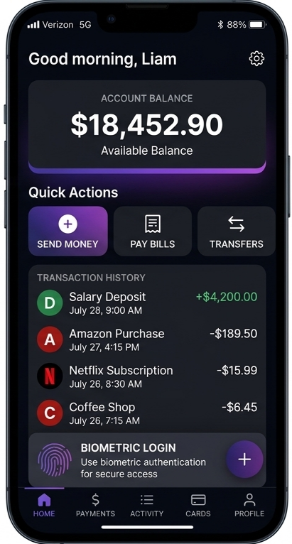 Mobile Banking App